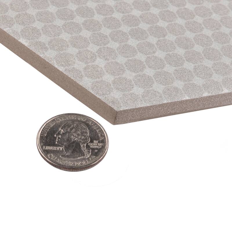 Merola Tile Panama Hex Diamond Deco 8-5/8" x 9-7/8" Porcelain Floor and Wall Tile