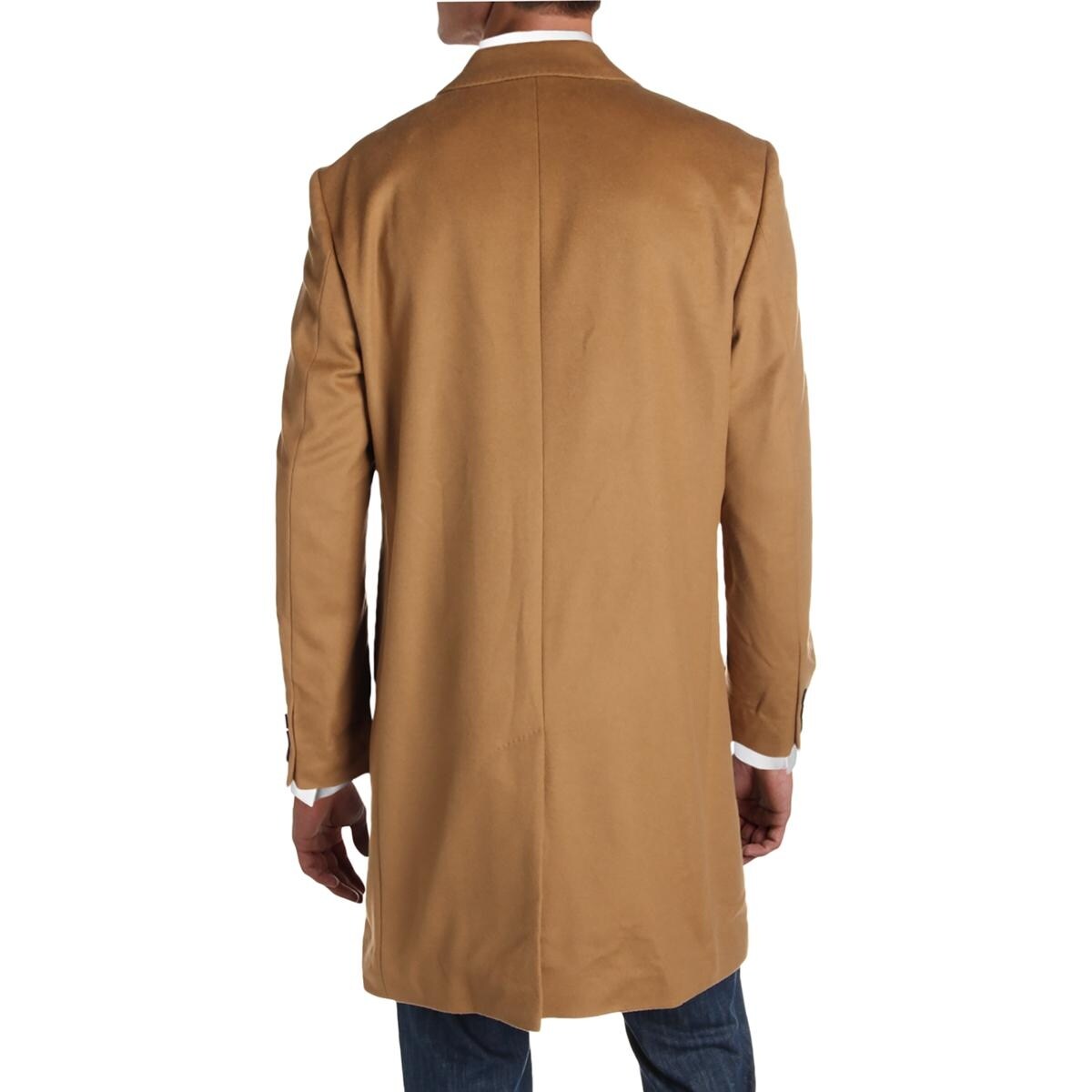 Shop Hugo Boss Mens Walker Coat Winter Wool Blend 44 Overstock
