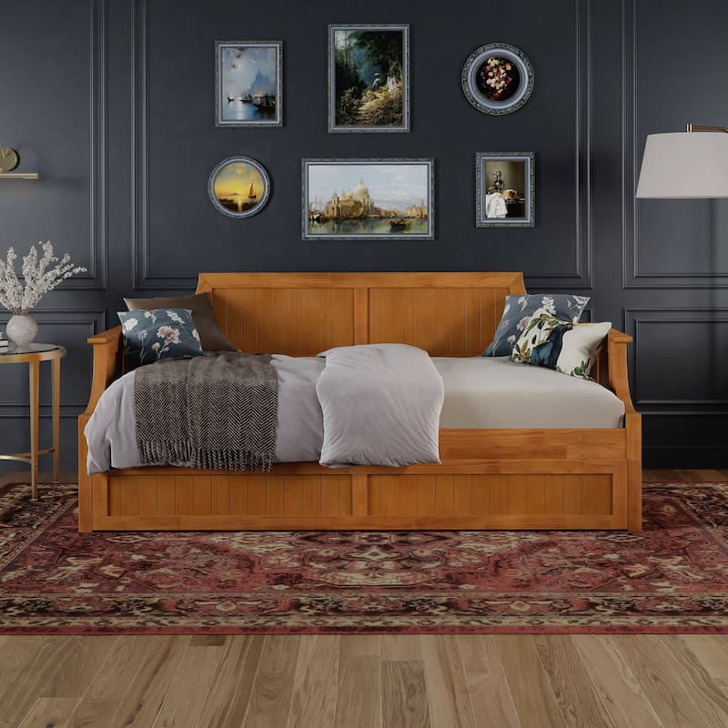 Cambridge Twin Wood Daybed with Twin Size Trundle