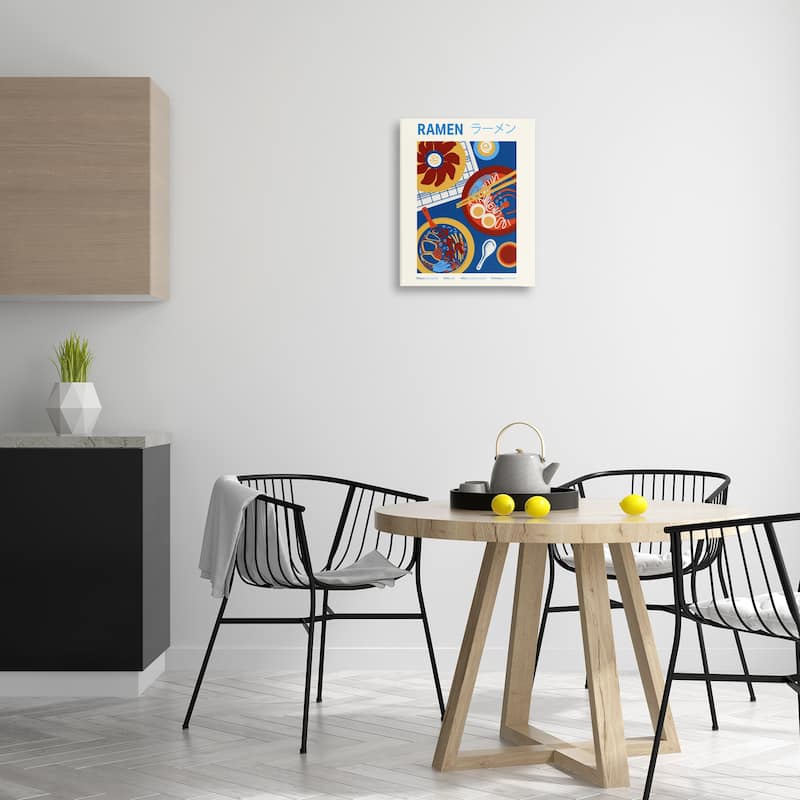 Stupell Ramen Table Placement Canvas Wall Art Design By Victoria Barnes