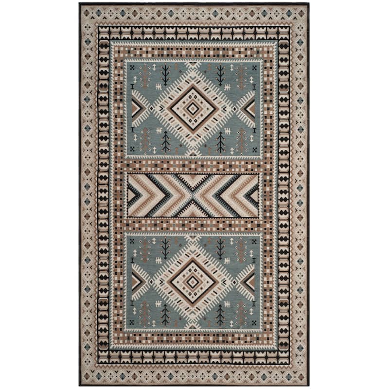 SAFAVIEH Classic Vintage Boho Rozeta Oriental Cotton Rug