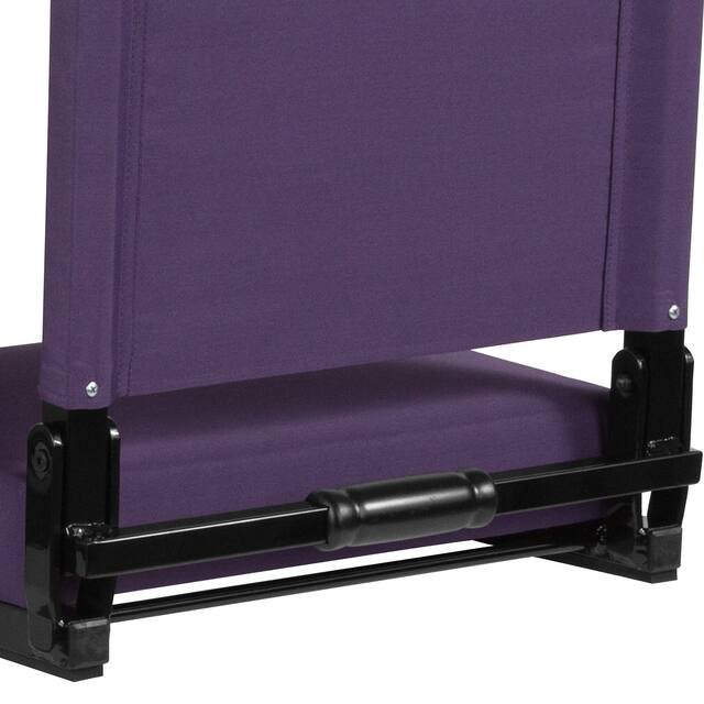 2 Pack 500 lb. Rated Lightweight Stadium Chair-Handle-Padded Seat