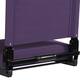 2 Pack 500 lb. Rated Lightweight Stadium Chair-Handle-Padded Seat