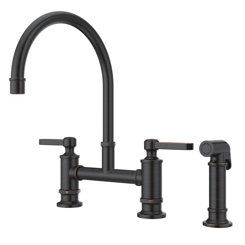 Pfister Port Haven 1.8 GPM Widespread Bridge Kitchen Faucet - Includes