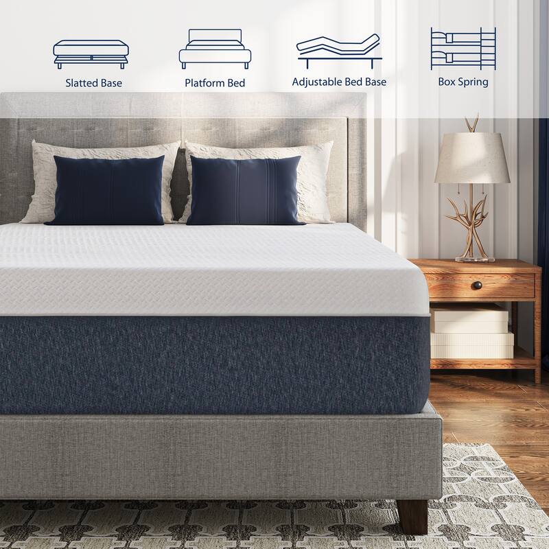 Haven 14 Inch Medium Gel Memory Foam Mattress