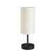 preview thumbnail 5 of 7, Cedar Hill 17 in.Table Lamp with USB Port and round fabric shade