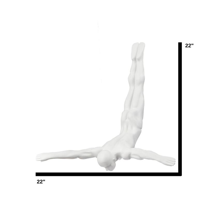 Finesse Decor Diving Man Modern Resin Statue