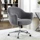 preview thumbnail 16 of 25, Serta Valetta Home Office Chair, Home Desk Chair with Memory Foam Padding, Chrome-Finished Stainless-Steel Base,