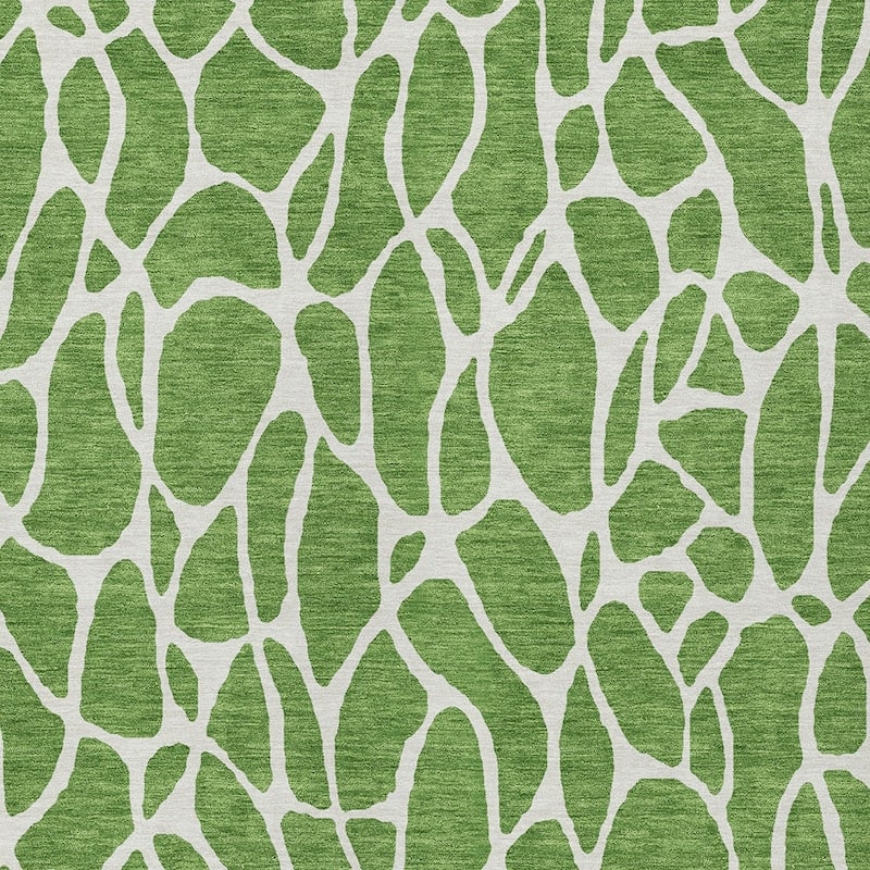 HomeRoots Geometric Transitional Rectangle Outdoor Rug