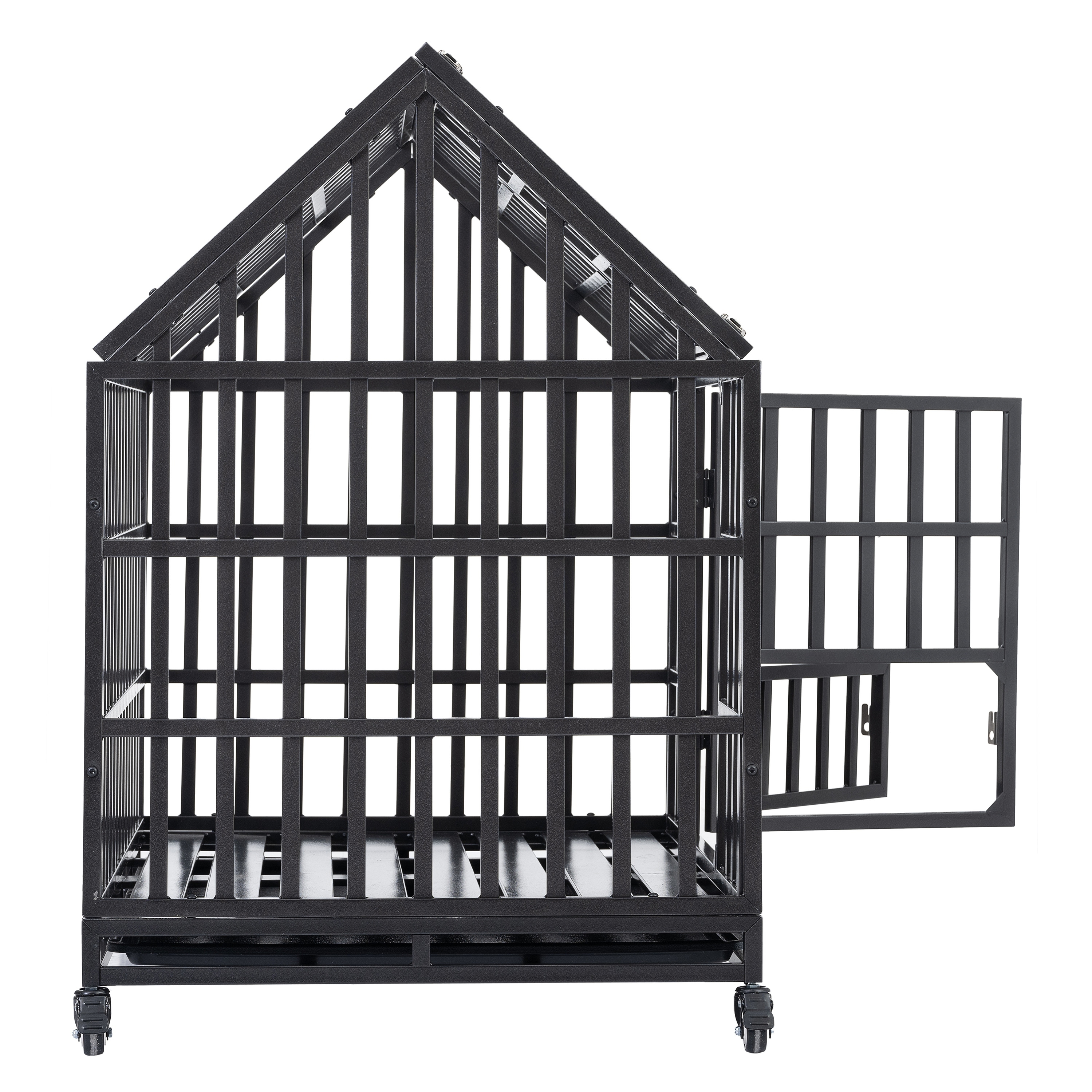 Dog cage 2025 with roof