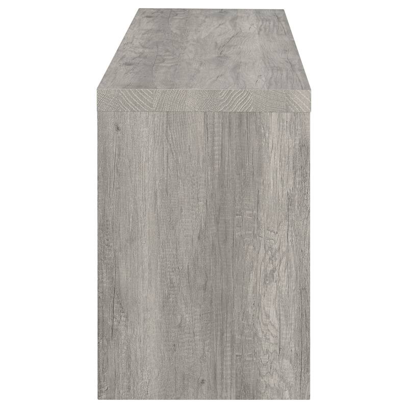 Burke 2-drawer Engineered Wood 59" TV Stand Grey Driftwood