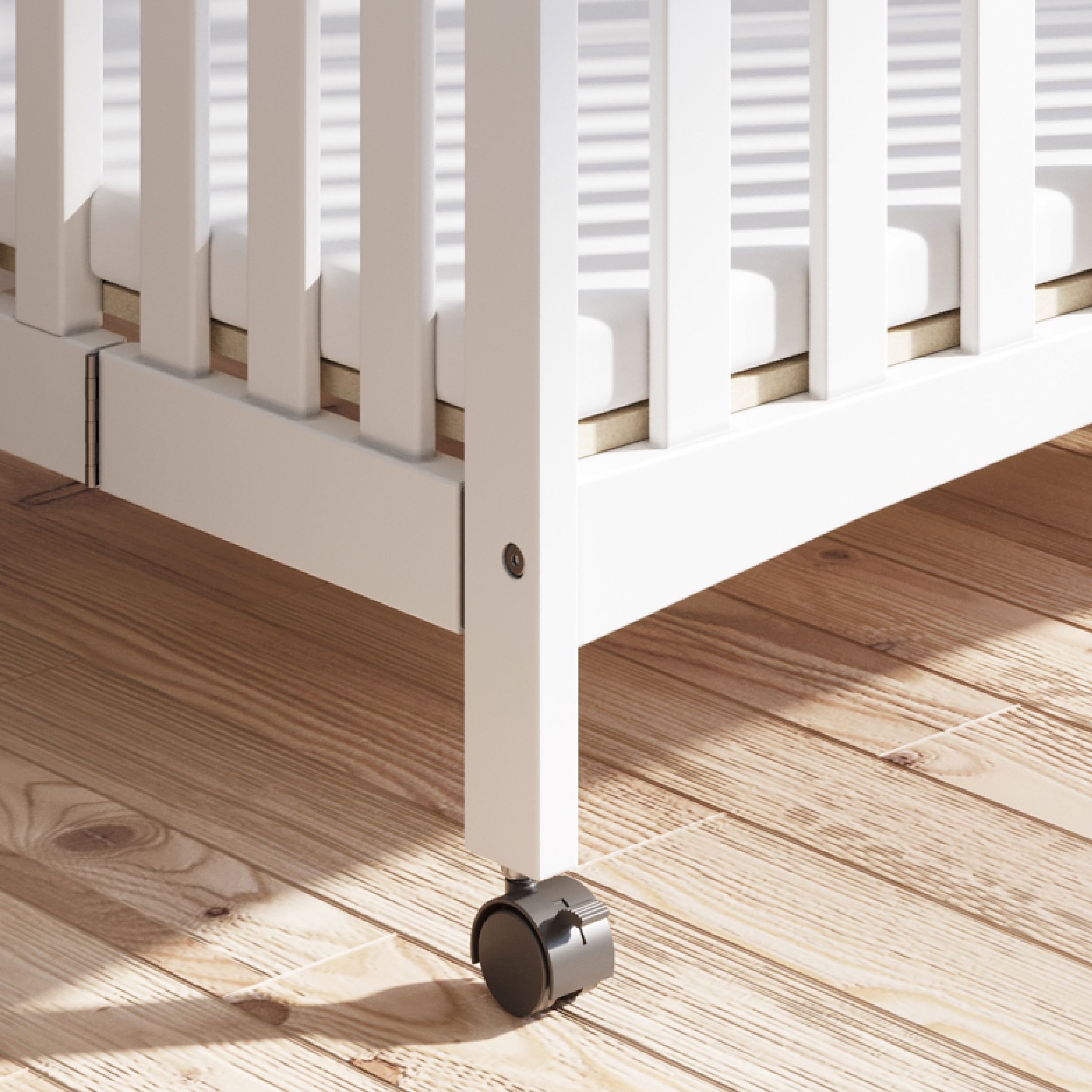Child craft forever eclectic london mini folding crib top