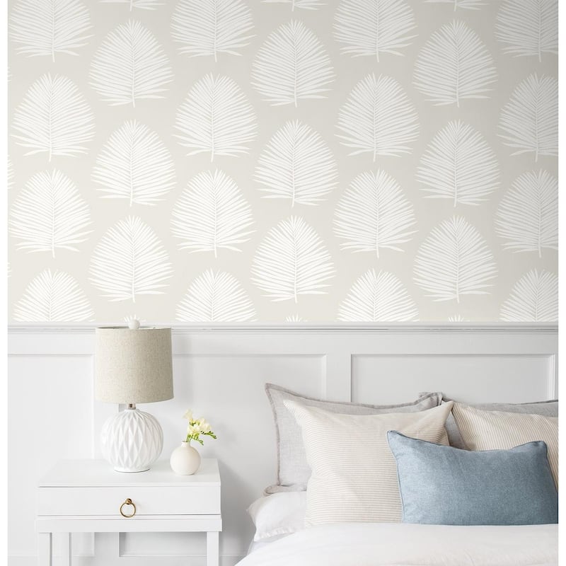 NextWall Island Palm Peel and Stick Wallpaper - 20.9 in. W x 18 ft. L