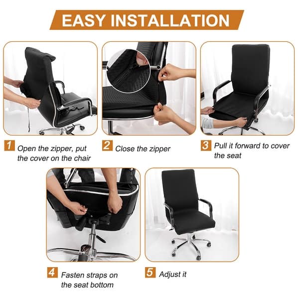 Spandex Computer Chair Cover Office Armchair Slipcover Waterproof On Sale Overstock 30677652
