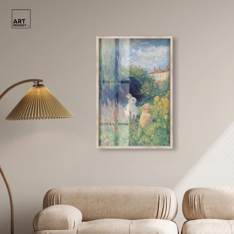 Quiet Gardeners Shadowbox by Art Remedy