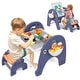 preview thumbnail 1 of 5, Easel for Kids, Art Easel with Magnetic Painting Board Building Blocks