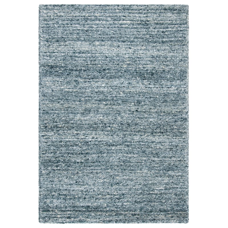 SAFAVIEH Handmade Himalaya Deco Frame & Contemporary Solid Ivory Wool