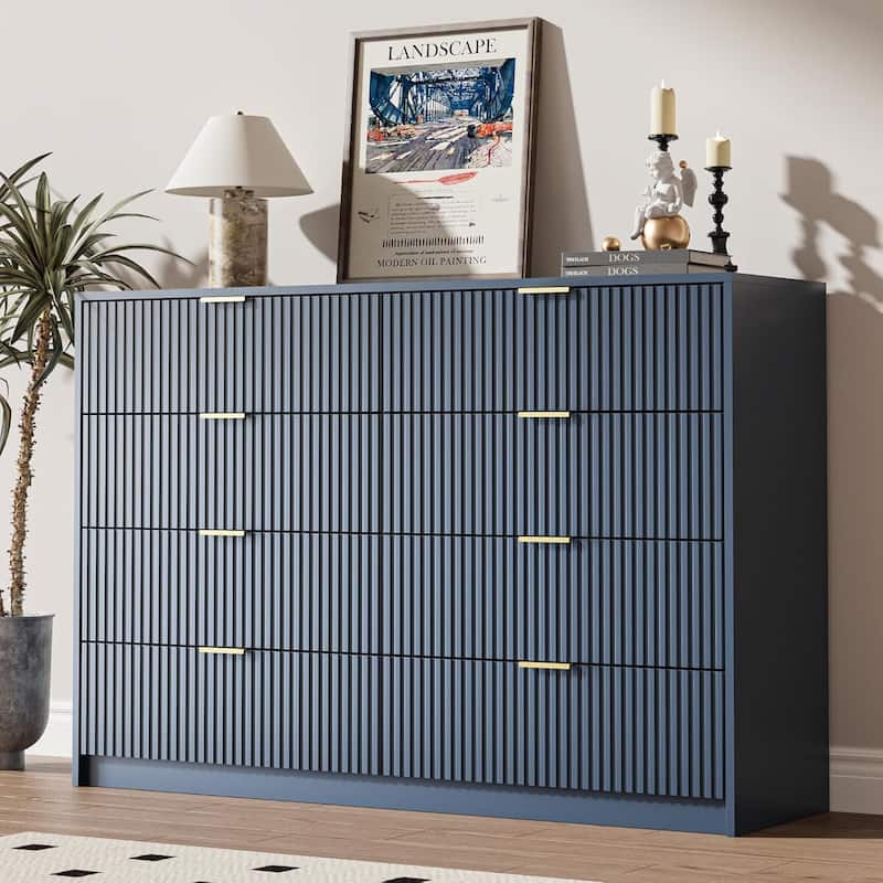 8-Drawer Double Dresser for Bedroom