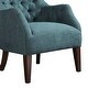 preview thumbnail 4 of 2, Hannah Button Tufted Wing Chair