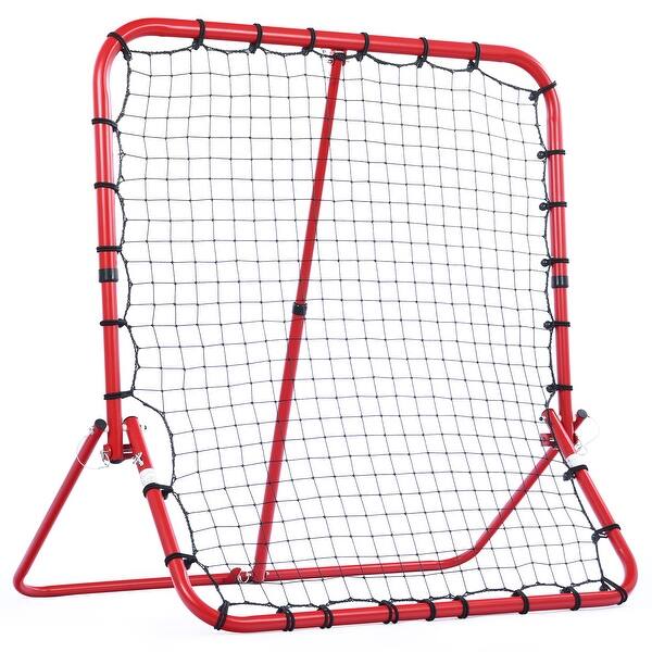 Pitch Back Net, Baseball Softball Rebounder Trainer For Throwing And
