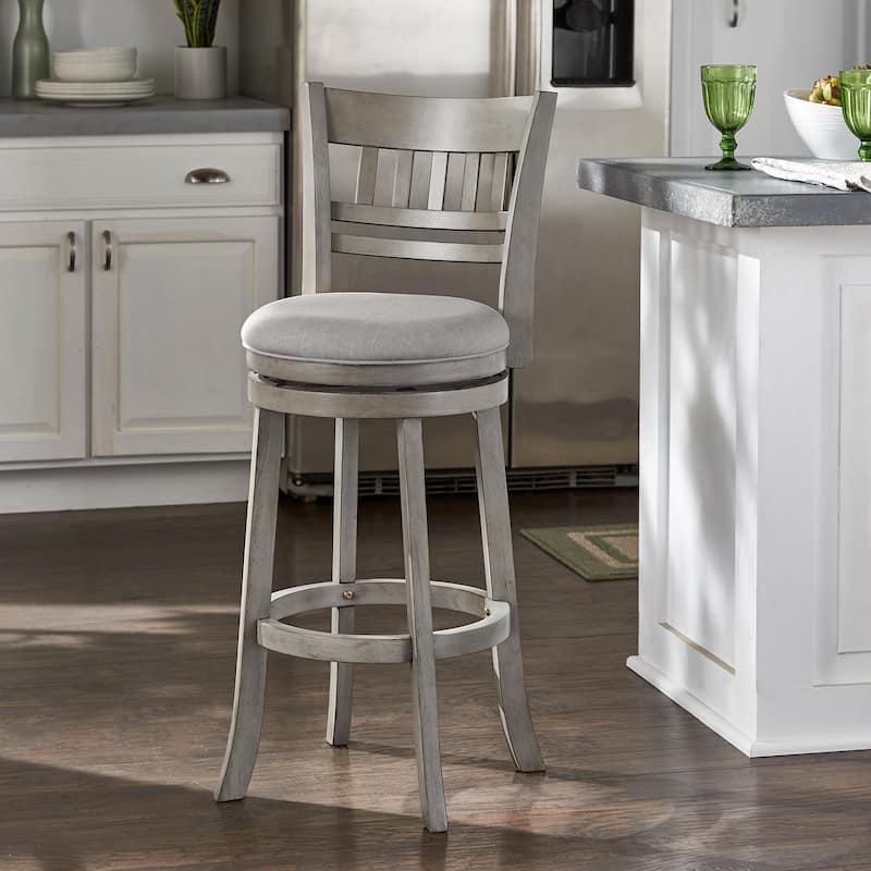 Verona Swivel 29-inch High Back Bar Stool by iNSPIRE Q Classic