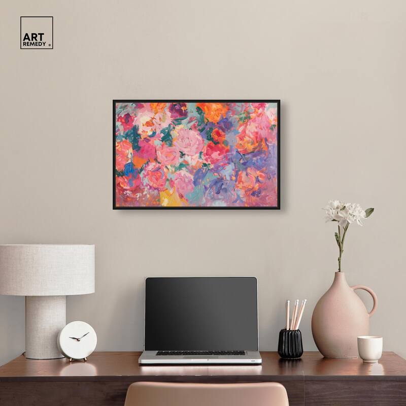 Kaleidoscope of Color Canvas by Art Remedy