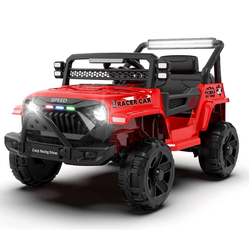 Red Kids Electric Car Ride on Car Electric Vehicle Off-Road Toy Car