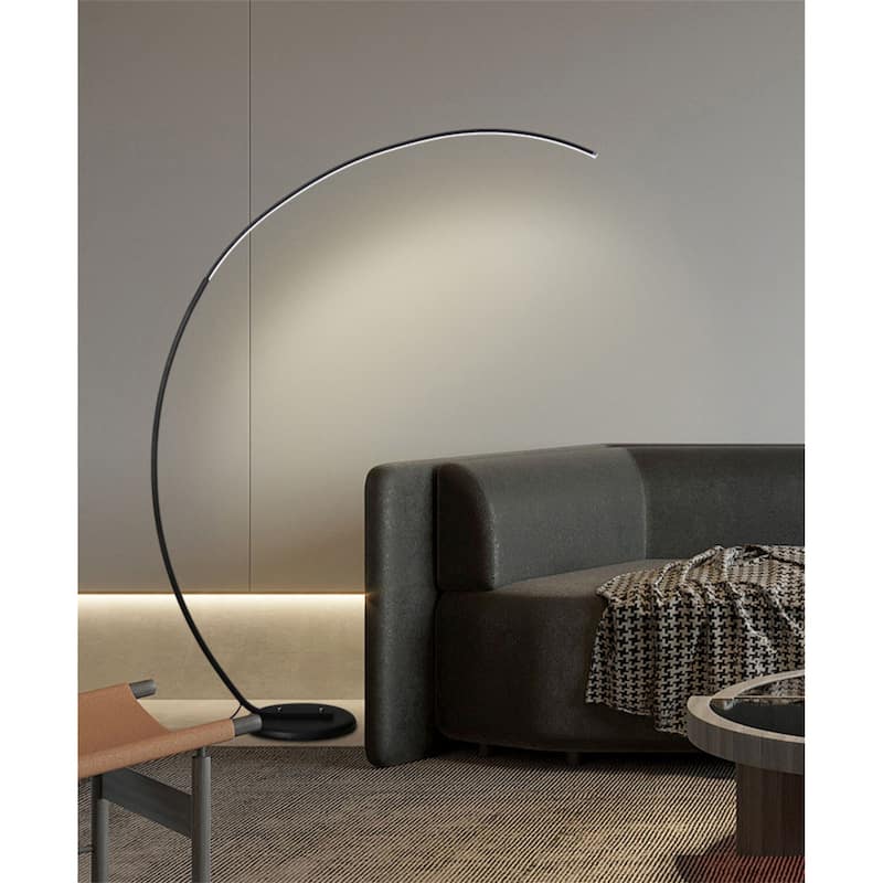 62.99 Inches Metal Arched Floor Lamp