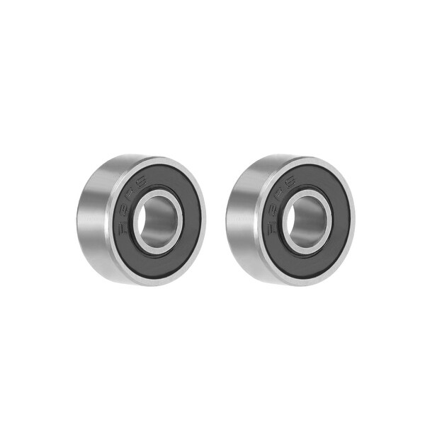 R3-2RS Deep Groove Ball Bearing 3/16"x1/2"x0.196" Sealed GCr15 Bearings 2pcs - 2 Pack - R3-2RS (3/16"x1/2"x0.196")