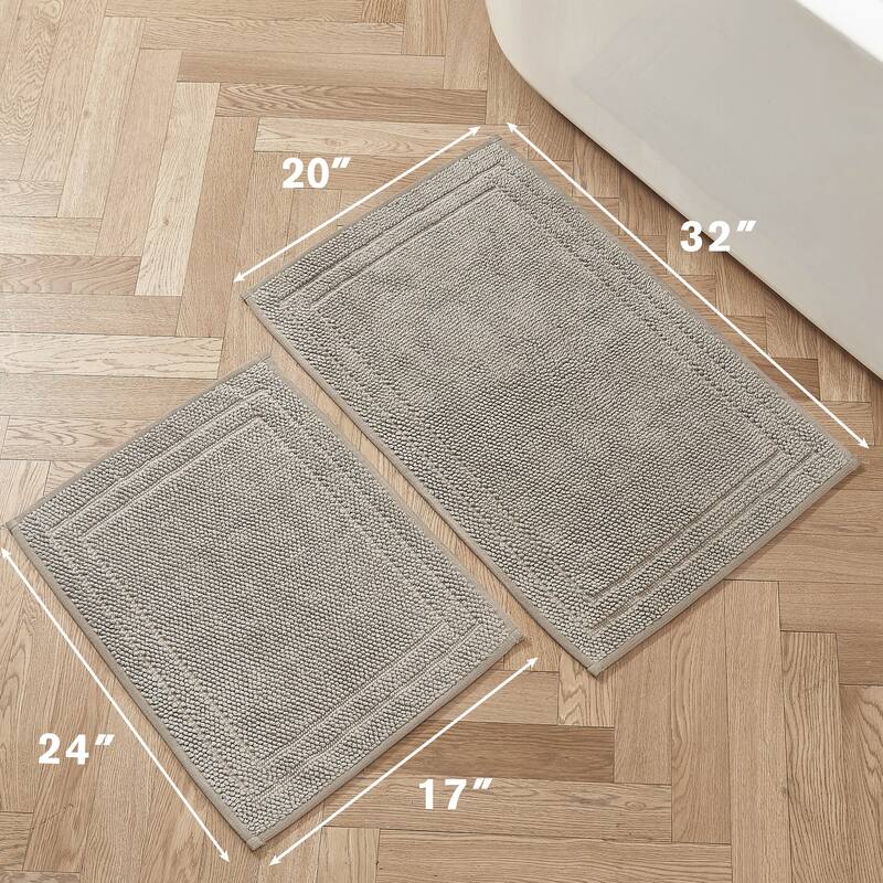 Hunter Luxe Looped Cotton Bathmats