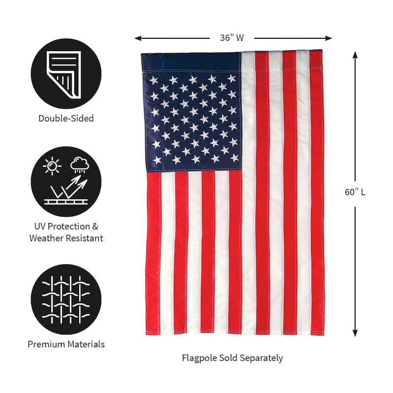 36 in. x 60 in. American Flag