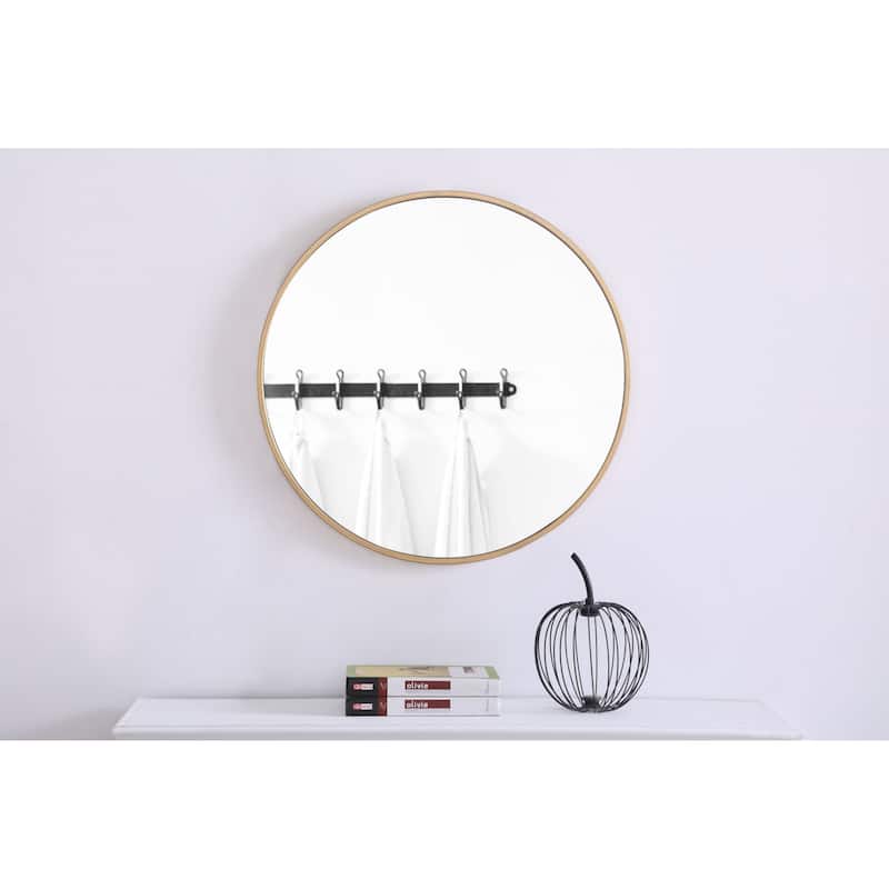 Elegant Lighting Eternity 24" Diameter Circular Metal Framed Wall