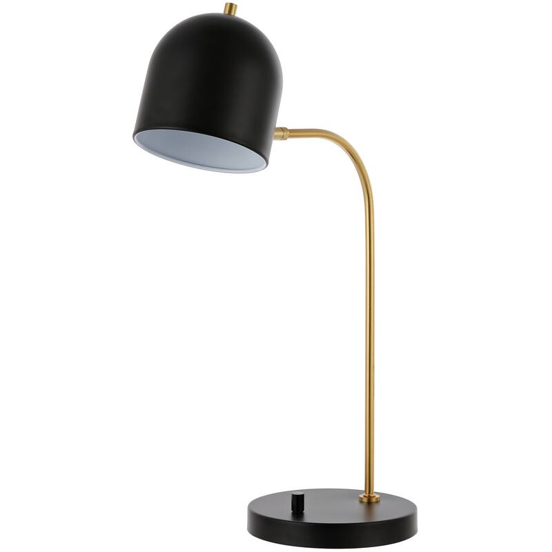 SAFAVIEH Lighting Lukreciya 24-inch Gold/ Black Task LED Table Lamp - 16" W x 8" D x 24" H