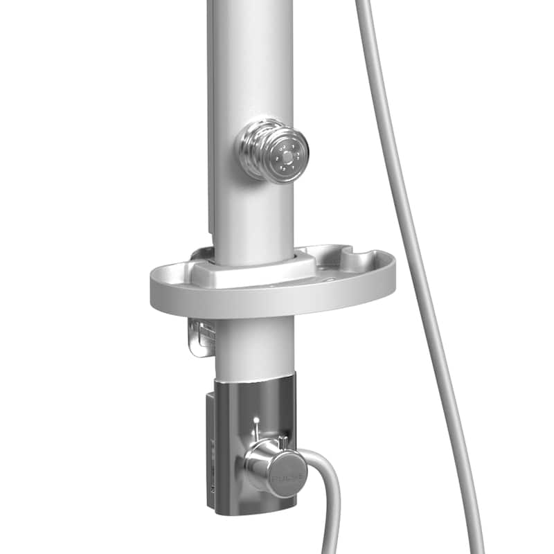 Bonzai 8-in Rain Showerhead Shower System with 3-Body Jets and Multi-function Handshower