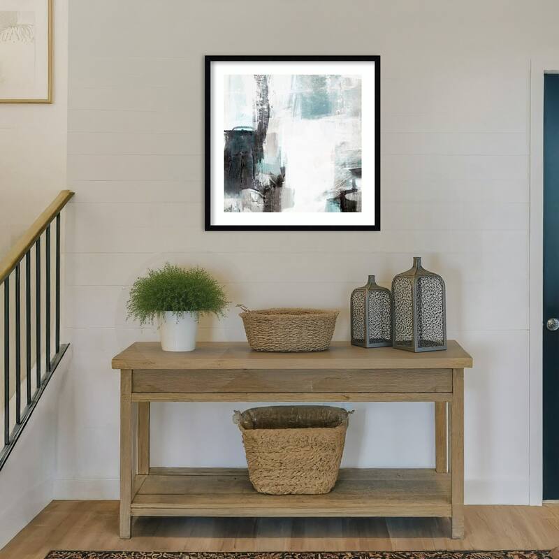 Misty Reflections on Still Water No. 2 by Hannah Dawson Wood Framed Wall Art Print