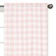 preview thumbnail 3 of 3, Pink Buffalo Plaid Check 84-inch Window Treatment Curtain Panel Pair - Blush White Shabby Chic Woodland Rustic Country Farmhouse