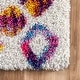 preview thumbnail 8 of 10, Nuloom Tatyana Moroccan Diamond Trellis Shaggy Area Rug - 2'8" x 12' Runner
