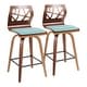 preview thumbnail 13 of 15, Carson Carrington Sala Mid-century Modern Counter Stools (Set of 2)
