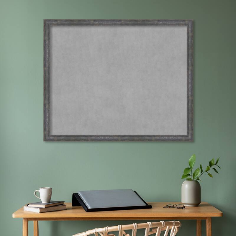 Amanti Art Angled Metallic Rainbow Framed Magnetic Board