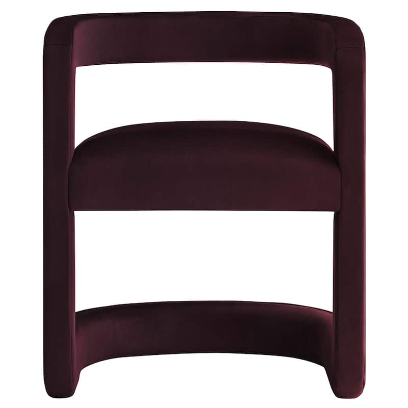 Bowie Performance Velvet Barrel Accent Chair