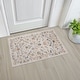 preview thumbnail 39 of 44, Crosswood Helen Traditional Floral Indoor Polyester Area Rug 2' x 3' - Cream/Aqua