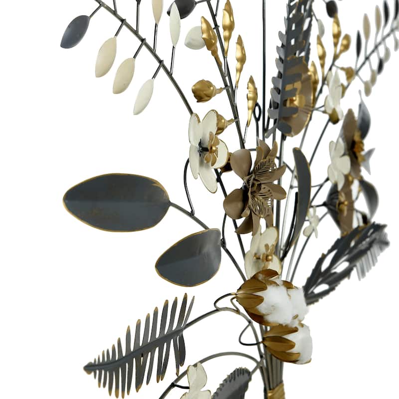 Lilian - Arrangement - Metal Flower Bouquet Wall Sculpture
