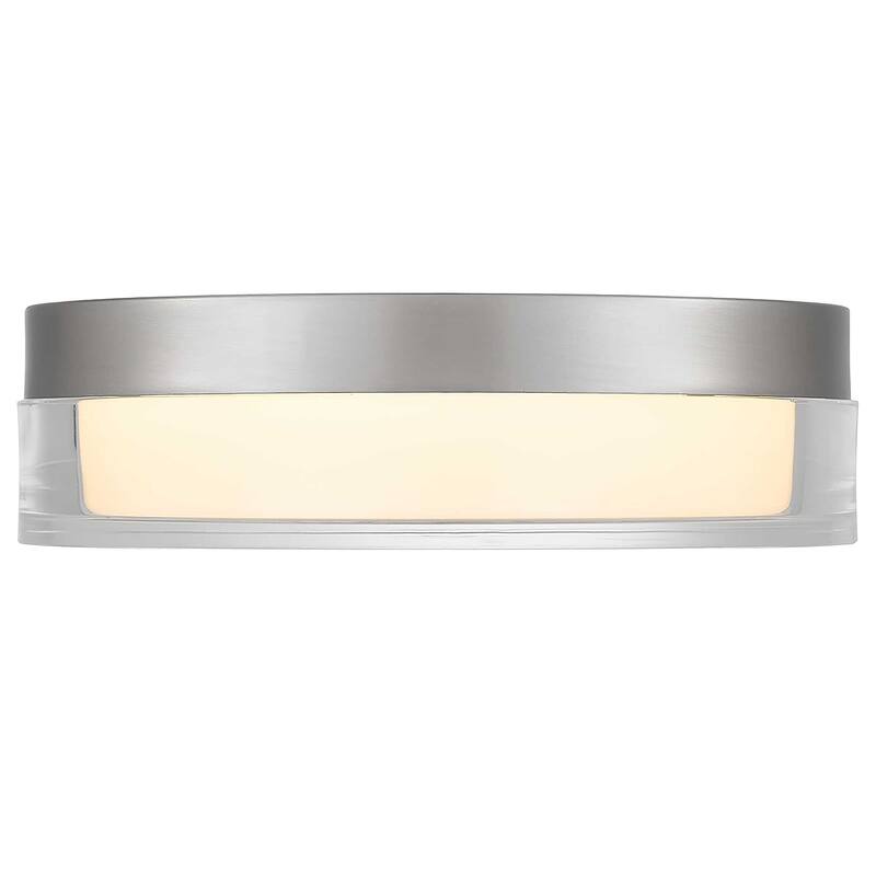 9-inch Black Inegrated LED Flush Mount
