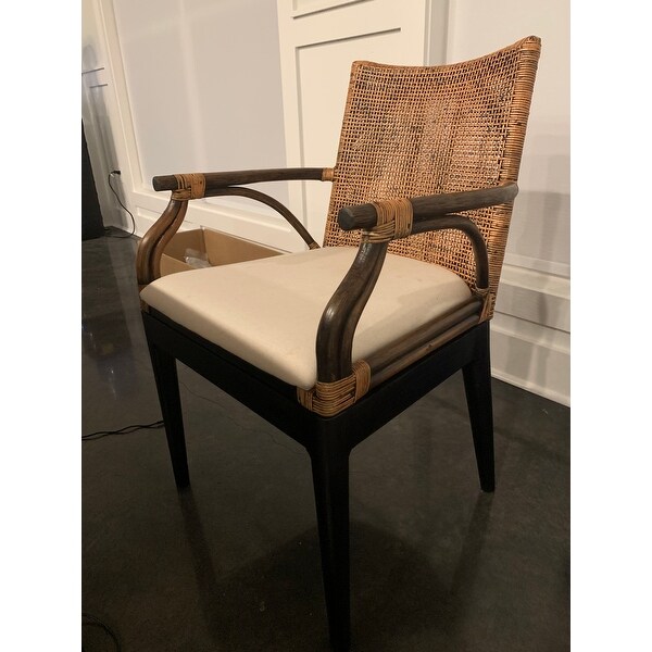 Top Product Reviews For Safavieh Gianni Tropical Coastal Cushion Arm Chair 21 5 W X 23 5 L X 32 3 H 9542194 Overstock
