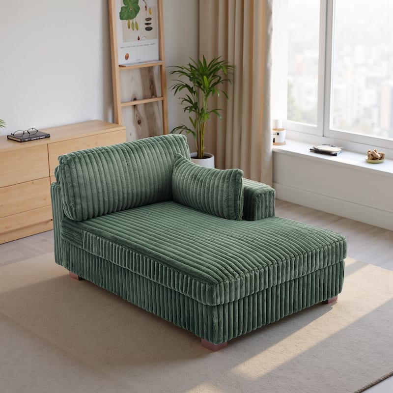 DREAMSIDEA Oversized Right Facing Chaise Lounge Lofa
