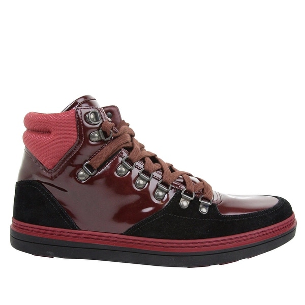 gucci patent leather sneakers
