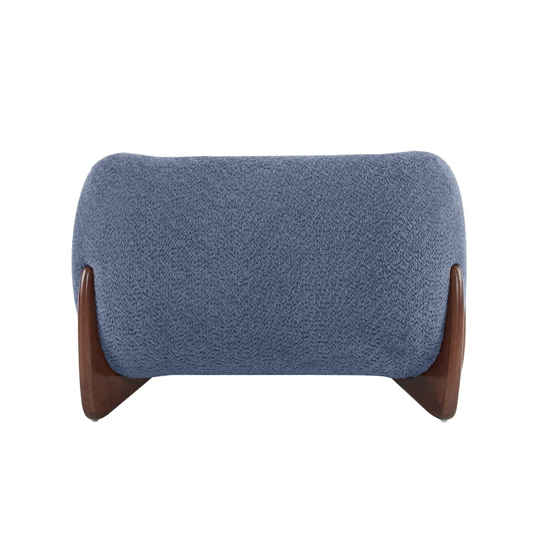 Tina Modern Upholstered Boucle Arm Club Chair by Christopher Knight Home