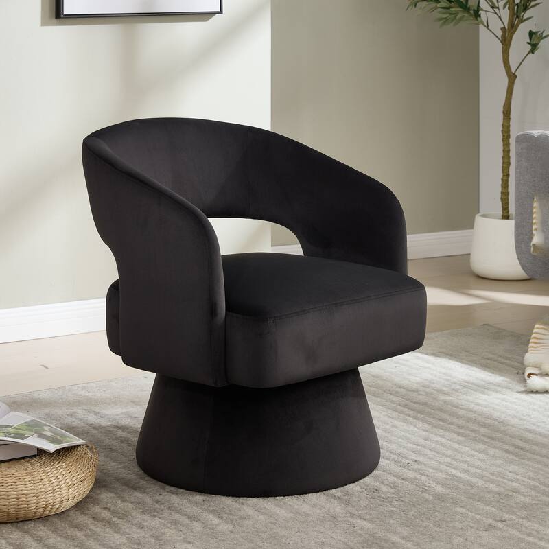 Swivel Barrel Chair Accent Armchair