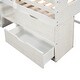 preview thumbnail 20 of 19, Merax Twin Loft Bed with Two Shelves and Two drawers