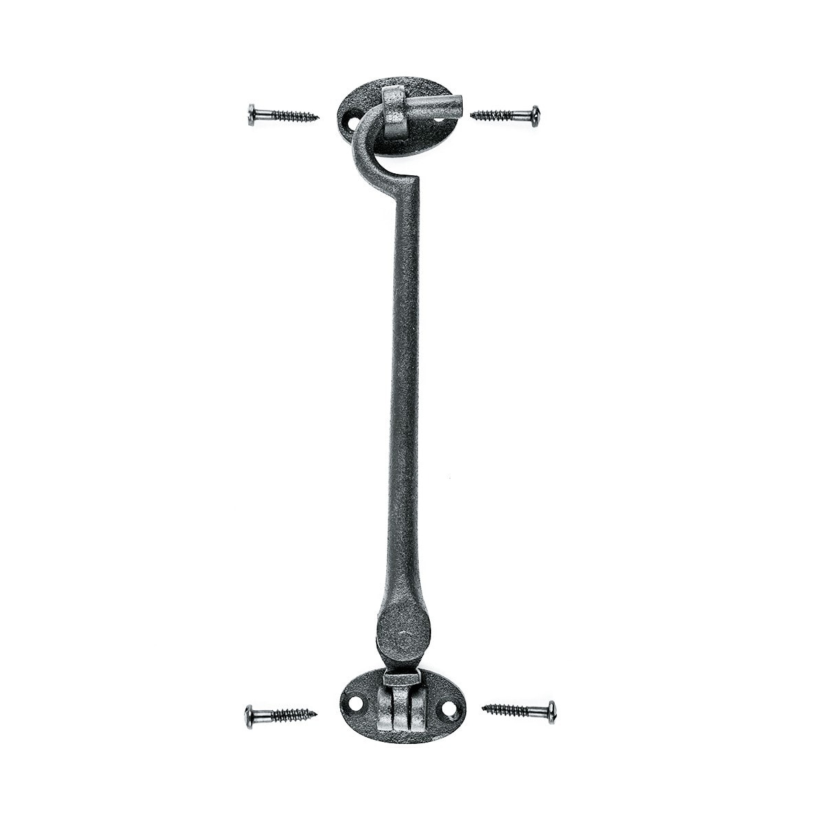 Ironmongery World Vintage Cast Iron Cabin Hook And Eye – For Shed Gate Door